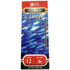 10 Packets of Fish Skin Sabiki Launce Mackerel Tinsel Feathers 6 Hooks Size 12