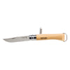 Opinel No.10 Stainless Steel Knife with Corkscrew & Bottle Opener - 10cm