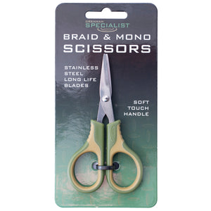 Drennan Specialist Braid & Mono Scissors - Precise Cutting for Anglers