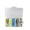 Axia Mighty Minnow Kit 80mm, 8g Jig Heads - Versatile Soft Plastic Lure for Bass Fishing and More