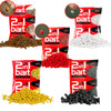 Fjuka 2IN1 5mm Pellet - Natural, Black, Red, White, Yellow - Carp Fishing Bait