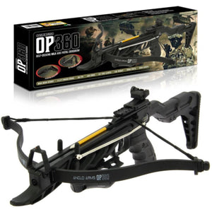 Anglo Arms OP-360 Self Cocking Extended Stock Aluminium Crossbow 80 lbs
