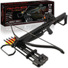 Anglo Arms Panther Black Crossbow - 175lb Plastic Crossbow Kit (Includes Red Dot Sight)