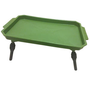 Plastic Folding Fishing Bivvy Bait Table Camping Mini Drinks Table Light Weight Available in Black and Green