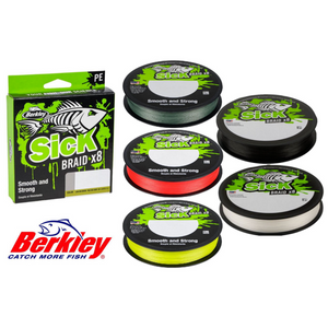 Berkley Line Sick Braid Black Range Of Size