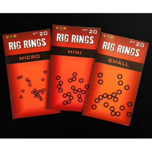 ESP Rig Rings – Essential for Chod, D-Rigs & Ronnie Rigs, Available in 3 Sizes