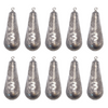BZS SEA Fishing Weights Pear Lead With Swivel Style Pack of 10