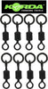 KORDA Carp Fishing Flexi Ring Swivels - 8pcs