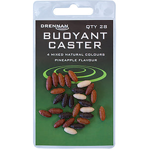 Drennan Buoyant Caster Baits – Natural Look, Pineapple Flavoured Artificial Hook Baits