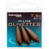 Drennan In-Line Olivettes Coarse Fishing Weights - Streamlined and Secure