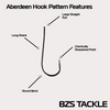High Quality Aberdeen Sea Fishing Hooks sizes 4 to 5/0
