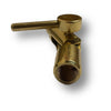 BRASS MULTI ANGLE TILT LOCK ADAPTER WITH TOMMY BAR FOR BUZZERS, ROLLERS