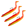 3pk Sidewinder Super Solid / Holo Sandeels Cod Bass Ling 6 inch Sea Fishing