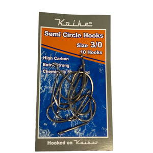 KOIKE Semi Circle Hooks (10pk) Sizes 2-5/0