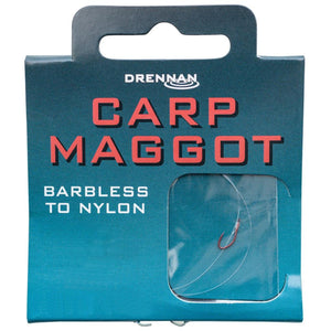 Drennan CARP MAGGOT HOOKS TO NYLON BARBLESS 16